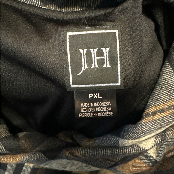 Jessica Howard Short Sleeve Plaid Cowl Neck Dress - Picture 4 of 4